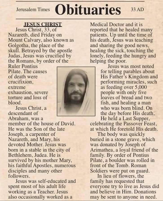 Obituary Notice LRC Blog